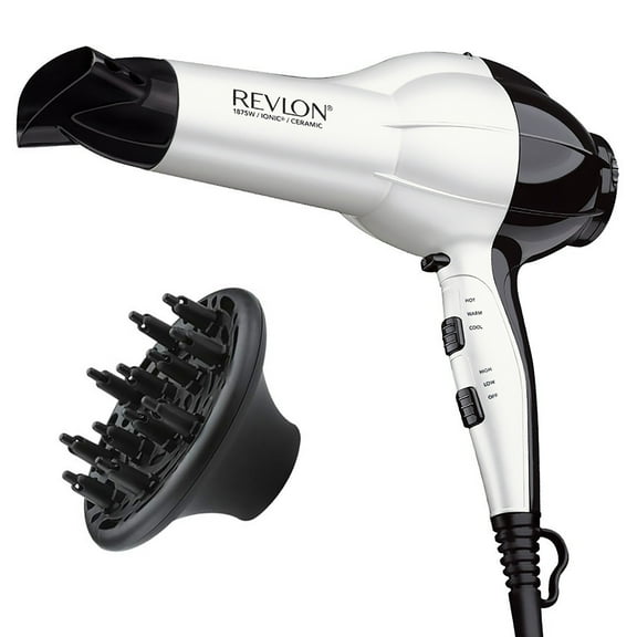 Revlon 1875 W Ionic   Ceramic Shine Boosting Hair Dryer