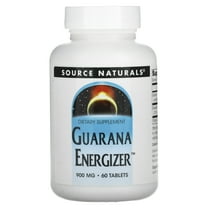 Source Naturals Guarana Energizer, 900 mg, 60 Tablets