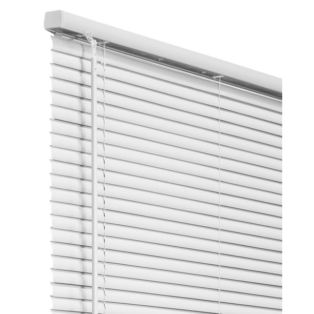 Chicology Cordless 1 Inch Vinyl Mini Blinds 30 X 36 White Walmart Com