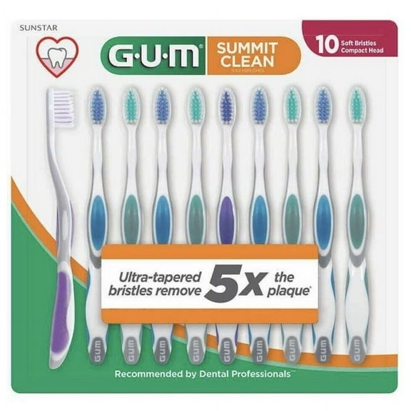 GUM Summit Toothbrush (Pack of 10)