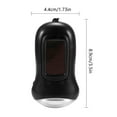 thumbnail image 5 of BQBQERT Flashlight Hand Crank Generator Wind Up Solar Powered 3 LED Manual Flashlight Torch, 5 of 14