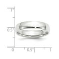 thumbnail image 3 of Primal Gold 14 Karat White Gold 5mm Lightweight Comfort Fit Band Size 13.5, 3 of 4