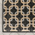 thumbnail image 5 of Well Woven Custom Size Runner - Choose Your Length - Lev Grey & Gold Links Geometric 31 Inches Wide x 35 Feet Long Runner (31" x 35' Runner) Rug, 5 of 6