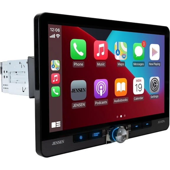 Jensen J1CA10FL 10.1" Wireless CarPlay Android Auto | Single/Double DIN