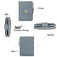 thumbnail image 7 of GAEKEAO Small Wallet for Women Slim Bifold Leather Credit Card Holder Wallets Zipper Pocket Coin Purse with ID Window, 7 of 7
