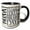 Black/White, variant on 3drose, Modern Black and Image of Gold Brush Stroke Twenty Happy Birthday, 11oz Two-tone Green Mug