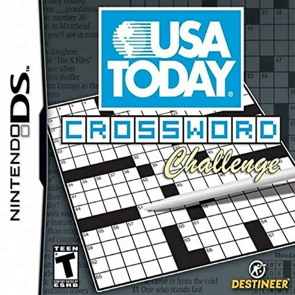 Restored USA Today Crossword Challenge (Nintendo DS, 2008) (Refurbished)