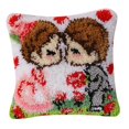 thumbnail image 4 of DIY Cushion Latch Hook s Para Principiantes De De perfecl Lovers Cushion Latch Hook Kits, 4 of 8