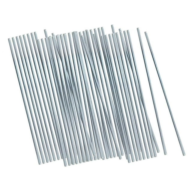 Varillas de soldadura de aluminio de baja temperatura para soldar con núcleo fundente de 1,6 mm, 2,0 mm, 2,4 mm 2.4mm 50pcs kusrkot Varillas de soldadura de aluminio