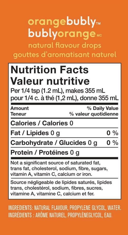 SodaStream pétillant laisse tomber Orange bubly drops ™ de 40 ml