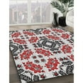 thumbnail image 2 of Ahgly Company Indoor Rectangle Patterned Gray Novelty Area Rugs, 7' x 9', 2 of 6