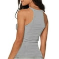 thumbnail image 3 of Julycc Women Ribbed Cami Tank Tops Casual Basic Camisole Sleeveless T-Shirt Blouse, 3 of 5