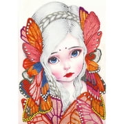 Angle View: Powecrea Girl series special-shaped diamond resin diamond (YK075)