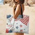 thumbnail image 5 of Patriotic Cat Floral FourthJuly Cute Outdoor Picnic Blanket, Foldable Waterproof Beach Mat, Portable Beach Blanket for Beach Camping, Hiking, Family Concerts, 5 of 8