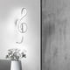 thumbnail image 4 of Lámpara LED moderna de pared con notas musicales luz nocturna en Ehuebsd  espiral AC85240V 20W pasillos sala de estar dormitorio restaurante decoración de iluminación, 4 of 9