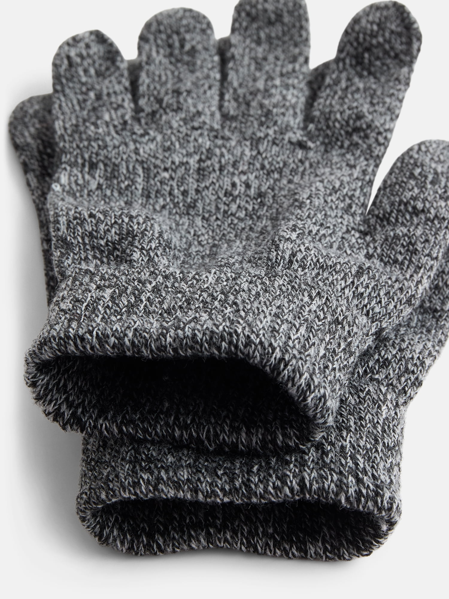 No Boundaries Women's Marled Knit Gloves, 2 Pack