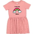 thumbnail image 3 of Inktastic I Love My Mama Girls Toddler Dress, 3 of 5