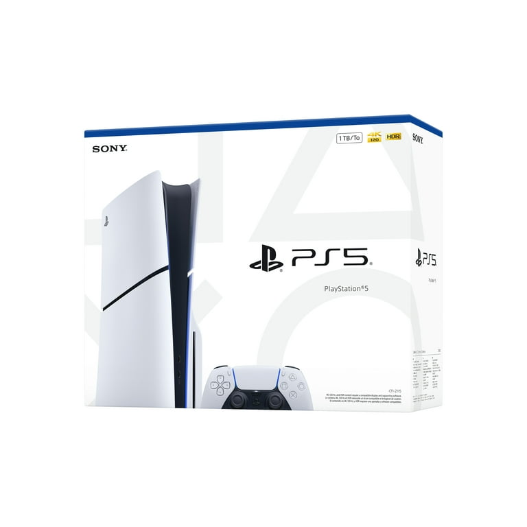 PlayStation 5 Disc Console Slim -1TB - Walmart.com