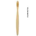 thumbnail image 2 of 20PCS Bamboo Fiber Toothbrushes Eco-Friendly Degradable Toothbrushes for Travel Outdoor Use - Circle End, 2 of 7