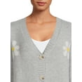 thumbnail image 4 of Just Polly Juniors' Daisy Button-Up Cardigan Sweater, 4 of 5