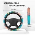 thumbnail image 5 of XMXY Car Steering Wheel Cover, Pastel Liquid Fashion Aesthetic Non-Slip Jeep Truck Universal Elastic Steering Wheel Protector 15 inch, 5 of 8