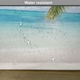 thumbnail image 6 of Ambesonne Beach Place Mats Set of 4, Tropical Seashore Palms, Standard Size, Fern Green Sky Blue, 6 of 6