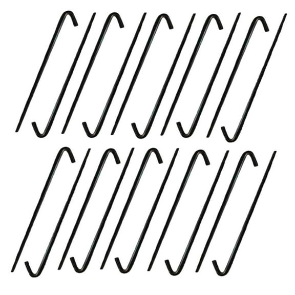 RAParts Twenty (20) New Heavy Duty Steel Anchoring Stakes 10" Long x 5/16" Thick For Tents-Tarps-Landscaping and More