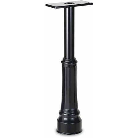 Architectural Mailboxes Basic In-Ground Post with Decorative Cover, White