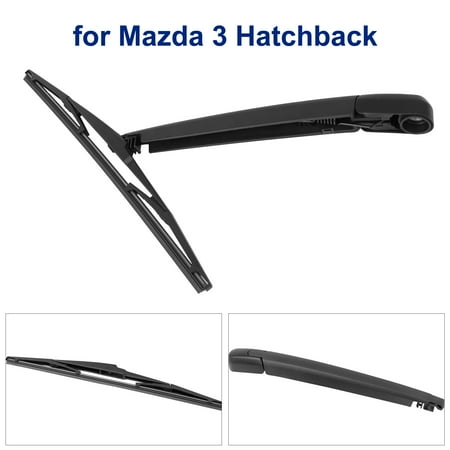 - Car Rear Windshield Wiper Blade Arm for 2008-2018 Mazda 3 Hatchback