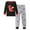 Noir, variante sur XDZJLR Pyjama pour Enfants Tout-Petits Garçons Pyjama Filles Motif Dessin Animé Pantalon Ensemble 2 Pcs Pyjama Manches Longues Ensemble de Vêtements Tenues Pyjama Tenue de Nuit Noir 9-10 Ans