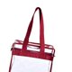 thumbnail image 3 of Bolso de Mano transparente Sunnimix Totalizador portátil para mujer Rojo, 3 of 6