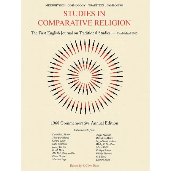 Studies in Comparative Religion: 1968 Commemorative Annual Edition, (Paperback)