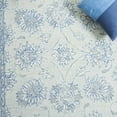 thumbnail image 6 of SAFAVIEH Micro-Loop Larry Oriental Area Rug, Light Blue/Ivory, 6' x 9', 6 of 11