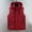 Wine, variant on Zedker Men's Lightweight Sleeveless Puffer Vest Waterproof Outdoor Vest Jacket With Hood Black L