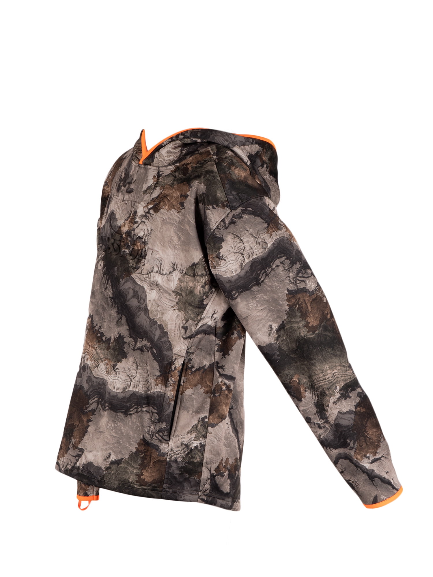 Mossy Oak Youth Long Sleeve Camouflage Hunting Pullover Hoodie, Mossy Oak Terra Gila, L