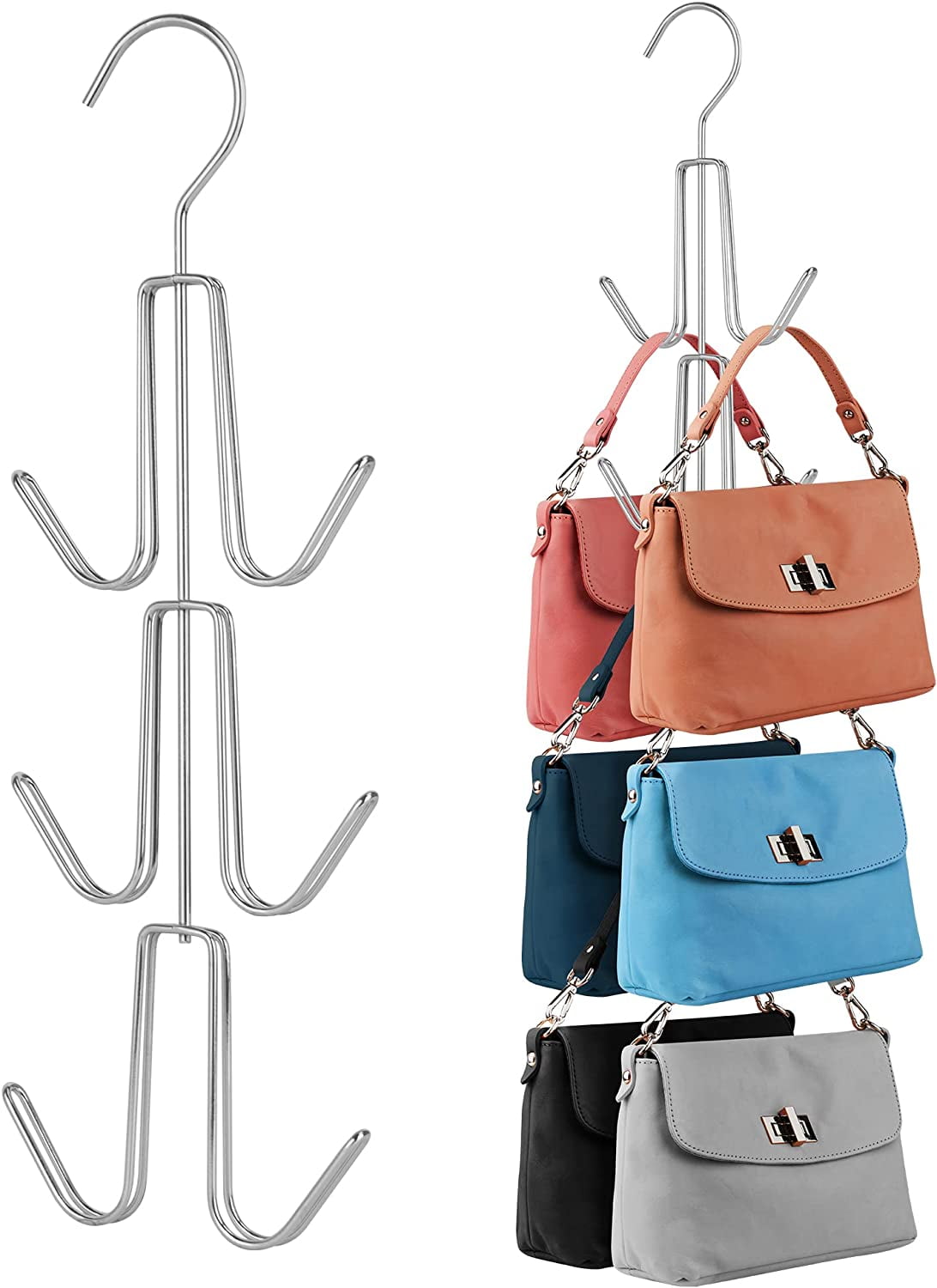 Portable Purse Hanger for Table, Foldable Metal Handbag Hook, Fashion  Elephant Bag Holder Accessories for Women Girls Gift - AliExpress