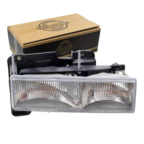 Brock Headlight for 1990-1999 C1500 Right 15034930 1992-1999 C1500 Suburban 1990-2000 C2500