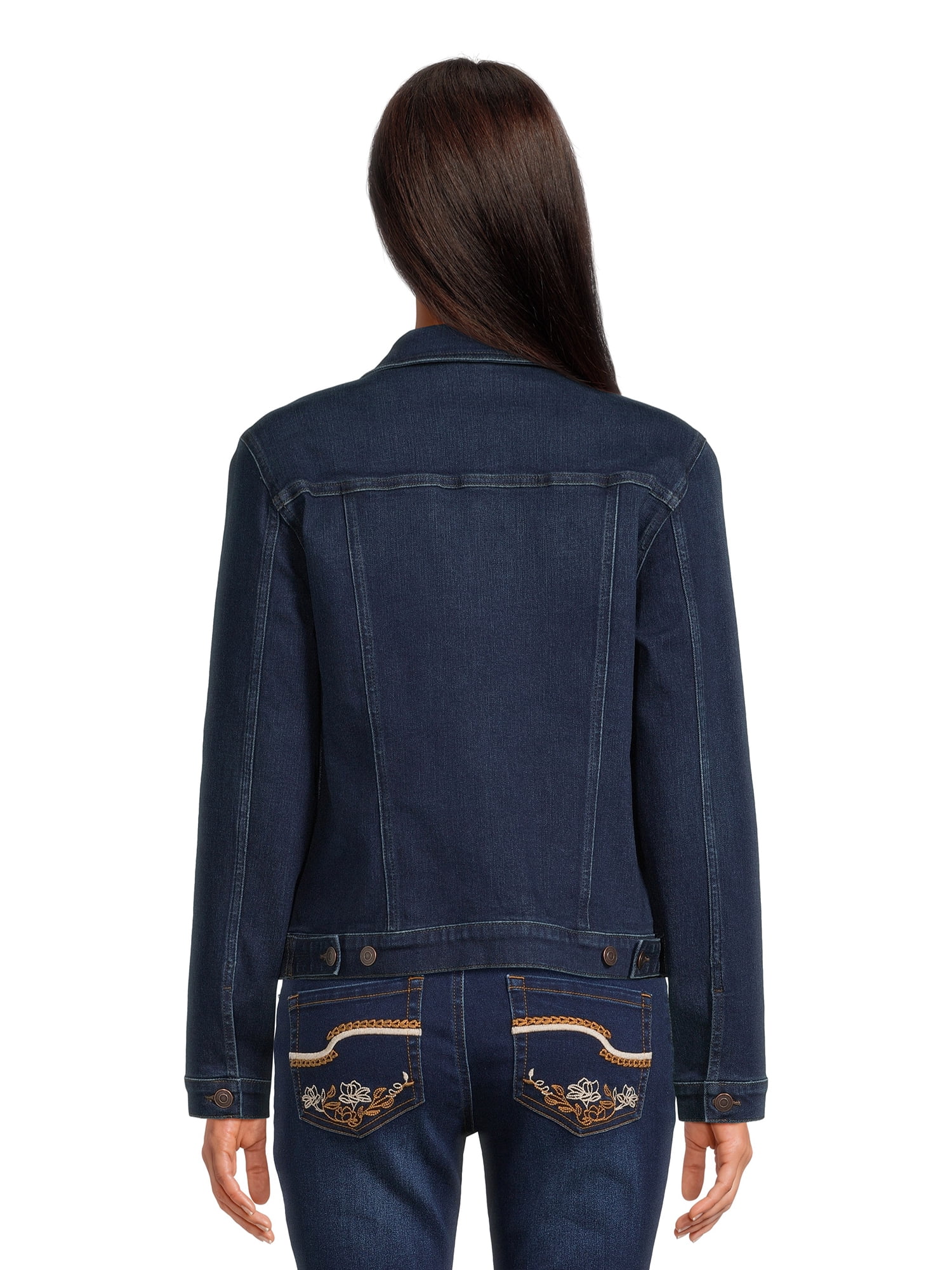 Time and Tru Women's Denim Jacket, Sizes XS-XXXL