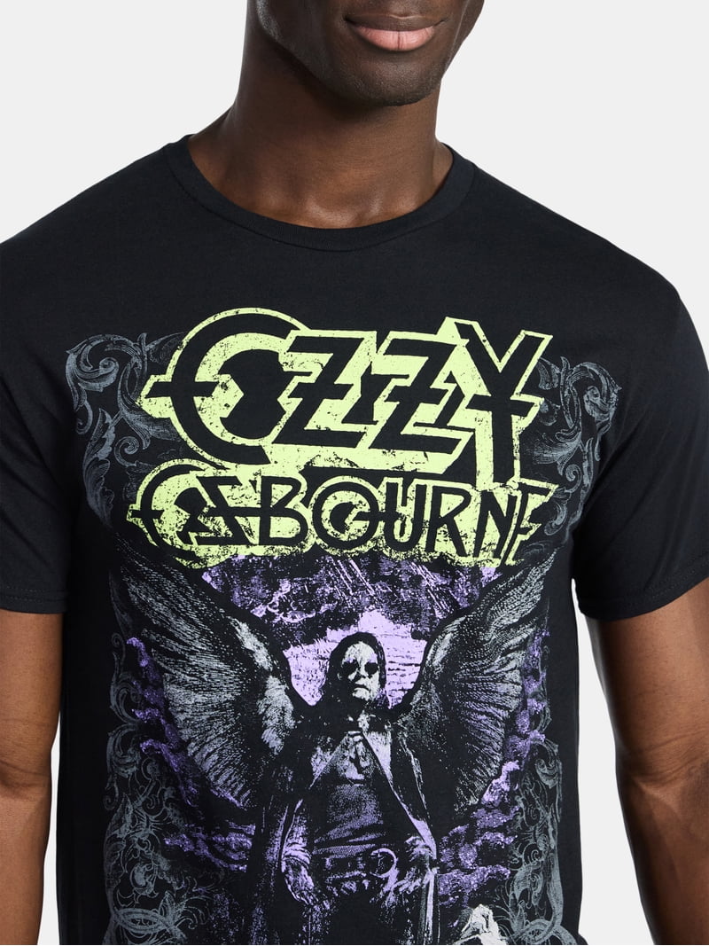 Ozzy Osbourne グラフィック Tシャツ Ozzy Osbourne Men's and Big Men's Ozzy Has Wings Graphic Tee