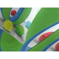 thumbnail image 4 of Ambesonne Green Quilted Bedspread Set 3 Pcs, Balloons and Curls, King Size, Fern Green and Blue, 4 of 5