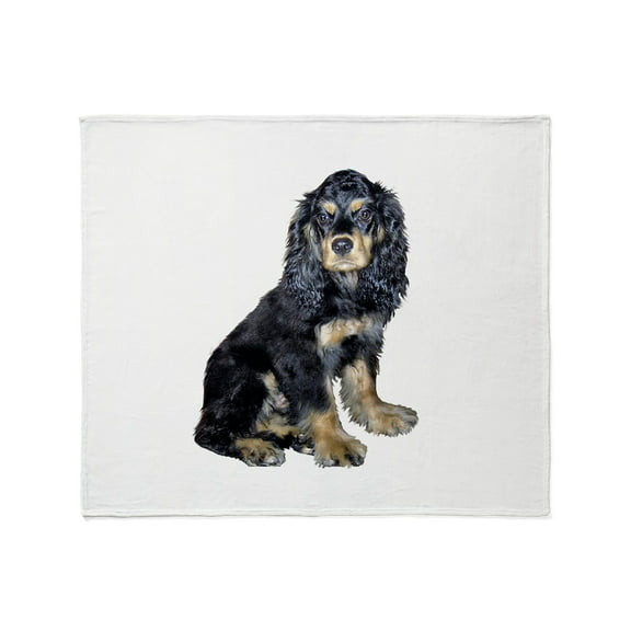 CafePress - Cocker Black Tan Throw Blanket - Soft Fleece Throw Blanket, 50"x60" for All Ages