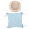thumbnail image 1 of Fleece Hamster Swing Hammock Bed Sleeping Bed Mat Cage Small Animal Rat Cojín Cojín, Linda Decoración Crema Salvador Hamaca del hámster, 1 of 10