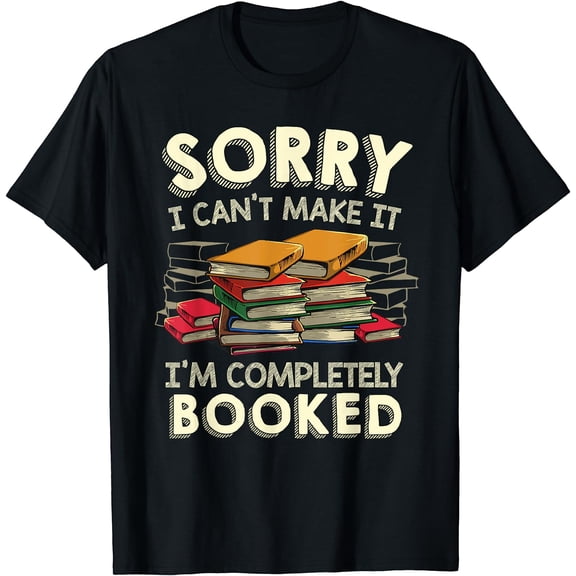 Funny Book Design For Men Women Bookworm Book Lover Reading T-Shirt Black Small