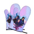 thumbnail image 2 of Descendants Characters Microwave Gloves Anti Scalding Heat Resistant Oven Mitts Set Of 2 For Kitchen Cooking Baking Grilling BBQ, 2 of 8