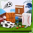 thumbnail image 3 of NexTone 24 Pcs Sports Party Favor Bags Football Baseball Goodie Treat Gift Bags with Handles for Soccer Basketball Baseball Sports Themed Birthday Party Decoration Kids Baby Shower Supplies, 3 of 7
