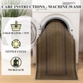 thumbnail image 3 of Ileading Boho Kitchen Rugs Sets 3 Piece with Runner Non Slip Kitchen Mats for Floor Washable Brown, 3 of 12