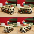 thumbnail image 5 of ZHaobin Large Campervan Model New Retro Desktop Decoration Camper Van Model Gift Metal Iron Art Bus Piggy Bank Photography Props (2), 5 of 6