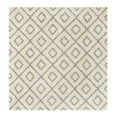 thumbnail image 3 of Unique Loom Trellis Shag Collection Area Rug - Ruth (7' 10" Square Ivory/Gray), 3 of 11