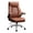 Brown, variant on FASTES Ergonomic Office Chair, Desk Chair with High Back Flip-up Armrests Big and Tall Gaming Leather Chair with Rocking Function 2 Reclining Position,Coffee