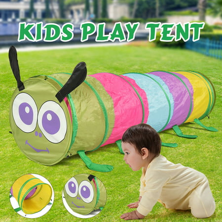 Baby Kids Best Gift Colorful Play Tents Caterpillar Animal Tunnel Indoor Outdoor Crawling Training Children Playing (Best Tunnel For Toddlers)